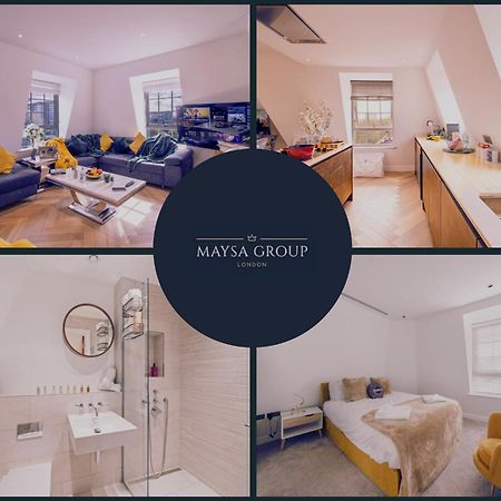 Elegant 3-Bedroom Penthouse In Marble Arch 70 London Eksteriør billede