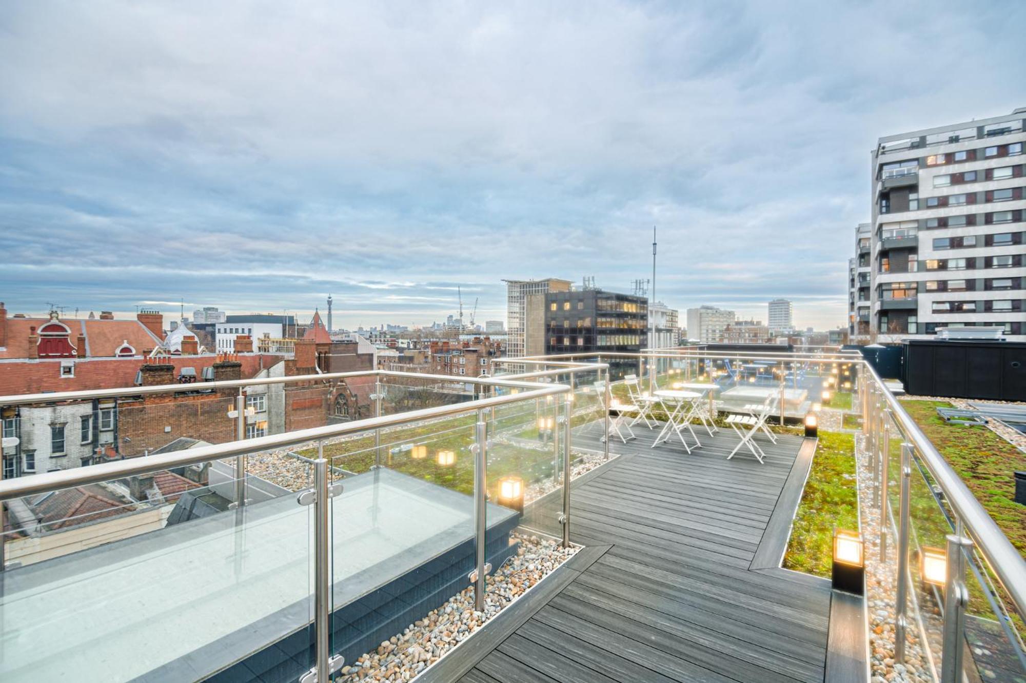 Elegant 3-Bedroom Penthouse In Marble Arch 70 London Eksteriør billede
