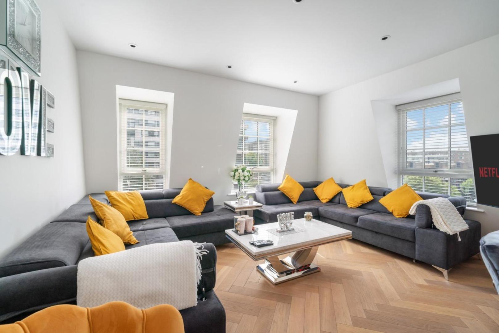 Elegant 3-Bedroom Penthouse In Marble Arch 70 London Eksteriør billede