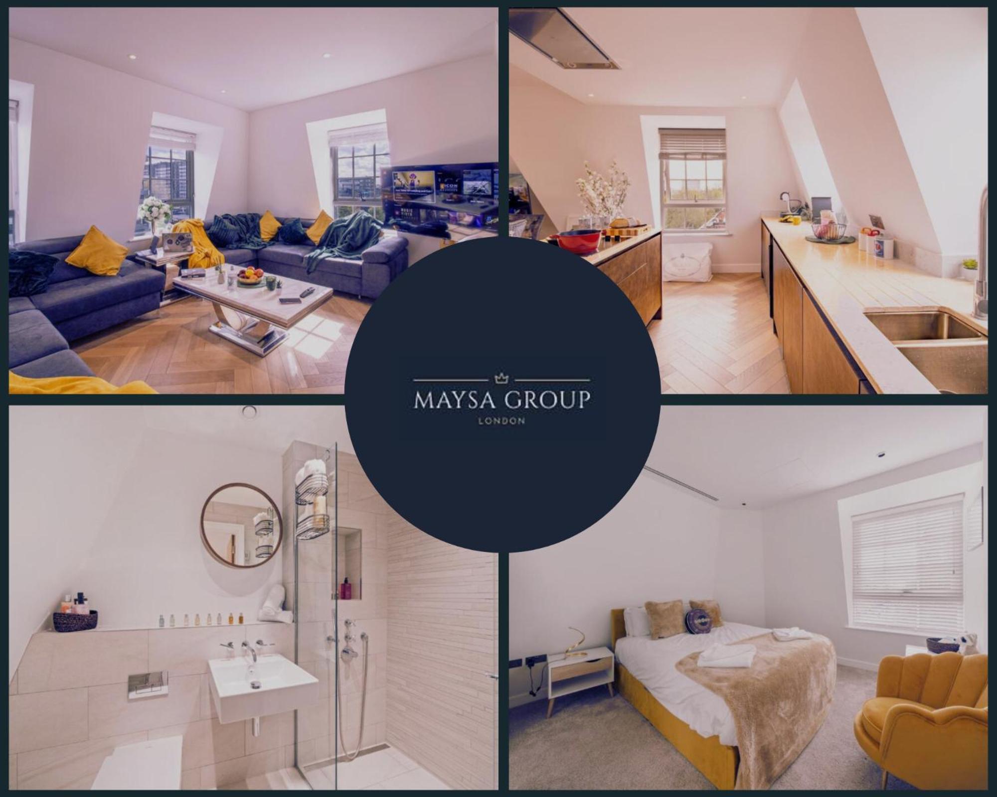 Elegant 3-Bedroom Penthouse In Marble Arch 70 London Eksteriør billede